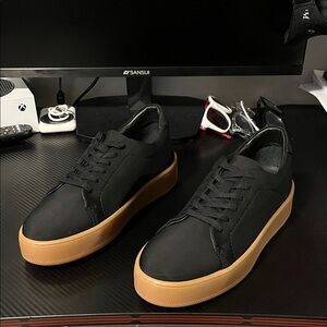 Jenni Kayne Black and Tan Sneakers
